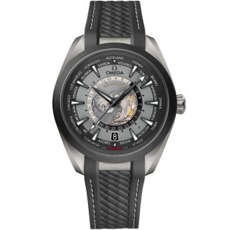 Omega Seamaster Aqua Terra 150M 43 mm, titanio con pulsera de caucho 220.92.43.22.99.001