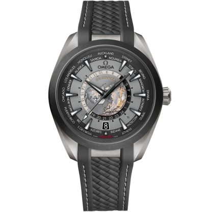 Omega Seamaster Aqua Terra 150M 43 mm, titanio con pulsera de caucho 220.92.43.22.99.001