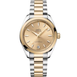 Omega Seamaster Aqua Terra Shades 34 mm, acero - oro Moonshine™ con acero - oro Moonshine™ 220.20.34.20.08.001