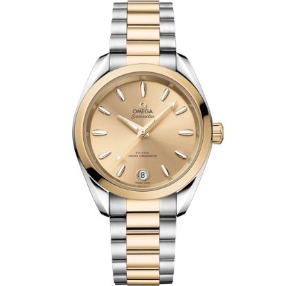Omega Seamaster Aqua Terra Shades 34 mm, acero - oro Moonshine™ con acero - oro Moonshine™ 220.20.34.20.08.001