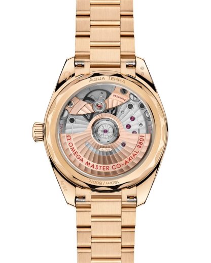 Omega Seamaster Aqua Terra Shades 34 mm, oro Moonshine™ con oro Moonshine™ 220.50.34.20.02.001 - Imagen 2