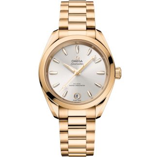 Omega Seamaster Aqua Terra Shades 34 mm, oro Moonshine™ con oro Moonshine™ 220.50.34.20.02.001