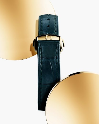 Omega Seamaster Aqua Terra Shades 34 mm, oro Moonshine™ con pulsera de piel 220.53.34.20.10.001 - Imagen 5