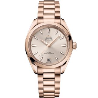 Omega Seamaster Aqua Terra Shades 34 mm, oro Sedna™ con oro Sedna™ 220.50.34.20.09.001