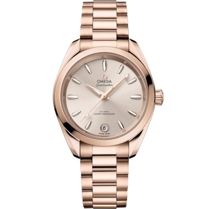 Omega Seamaster Aqua Terra Shades 34 mm, oro Sedna™ con oro Sedna™ 220.50.34.20.09.001