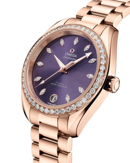 Omega Seamaster Aqua Terra Shades 34 mm, oro Sedna™ con oro Sedna™ 220.55.34.20.60.001 - Imagen 3