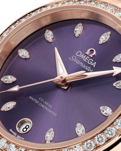 Omega Seamaster Aqua Terra Shades 34 mm, oro Sedna™ con oro Sedna™ 220.55.34.20.60.001 - Imagen 4