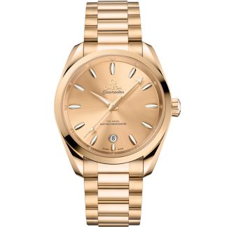Omega Seamaster Aqua Terra Shades 38 mm, oro Moonshine™ con oro Moonshine™ 220.50.38.20.08.001