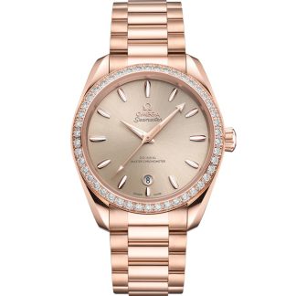 Omega Seamaster Aqua Terra Shades 38 mm, oro Sedna™ con oro Sedna™ 220.55.38.20.09.001