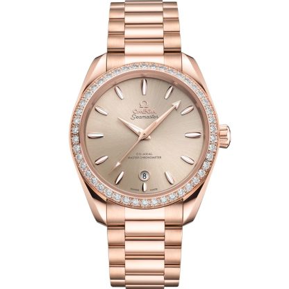 Omega Seamaster Aqua Terra Shades 38 mm, oro Sedna™ con oro Sedna™ 220.55.38.20.09.001