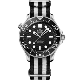 Omega Seamaster Diver 300M 42 mm, acero con pulsera NATO 210.32.42.20.01.005