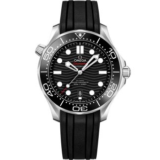 Omega Seamaster Diver 300M 42 mm, acero con pulsera de caucho 210.32.42.20.01.001