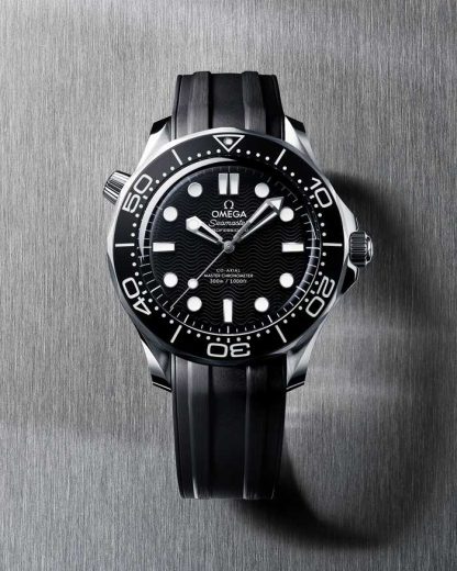 Omega Seamaster Diver 300M 42 mm, acero con pulsera de caucho 210.32.42.20.01.003 - Imagen 5