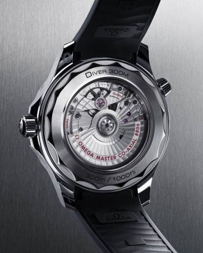 Omega Seamaster Diver 300M 42 mm, acero con pulsera de caucho 210.32.42.20.01.003 - Imagen 6