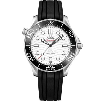 Omega Seamaster Diver 300M 42 mm, acero con pulsera de caucho 210.32.42.20.04.001
