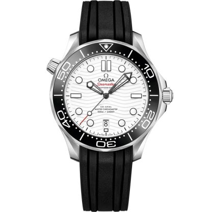 Omega Seamaster Diver 300M 42 mm, acero con pulsera de caucho 210.32.42.20.04.001