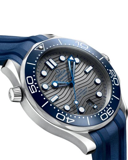 Omega Seamaster Diver 300M 42 mm, acero con pulsera de caucho 210.32.42.20.06.001 - Imagen 3