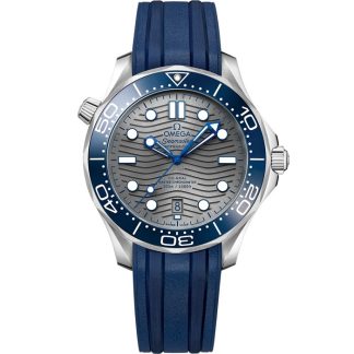 Omega Seamaster Diver 300M 42 mm, acero con pulsera de caucho 210.32.42.20.06.001