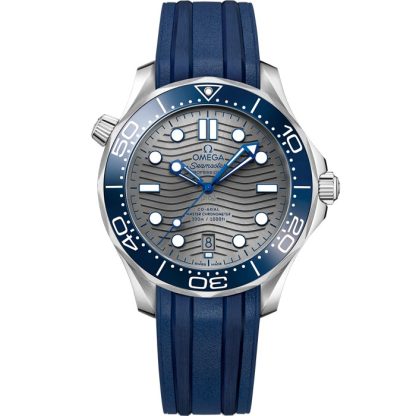 Omega Seamaster Diver 300M 42 mm, acero con pulsera de caucho 210.32.42.20.06.001