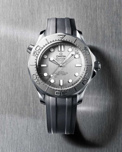 Omega Seamaster Diver 300M 42 mm, acero con pulsera de caucho 210.32.42.20.06.002 - Imagen 3