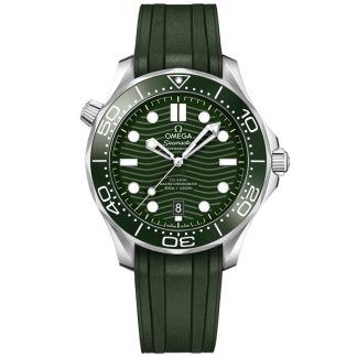 Omega Seamaster Diver 300M 42 mm, acero con pulsera de caucho 210.32.42.20.10.001