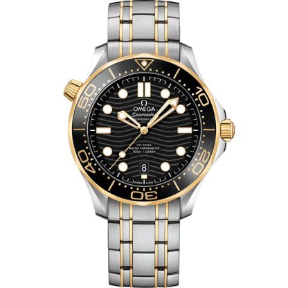 Omega Seamaster Diver 300M 42 mm, acero - oro amarillo con acero - oro amarillo 210.20.42.20.01.002
