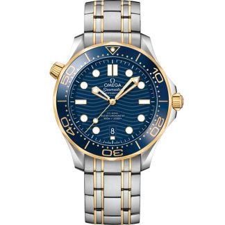 Omega Seamaster Diver 300M 42 mm, acero - oro amarillo con acero - oro amarillo 210.20.42.20.03.001