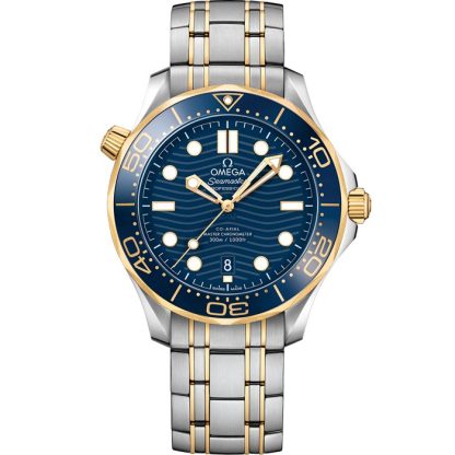 Omega Seamaster Diver 300M 42 mm, acero - oro amarillo con acero - oro amarillo 210.20.42.20.03.001