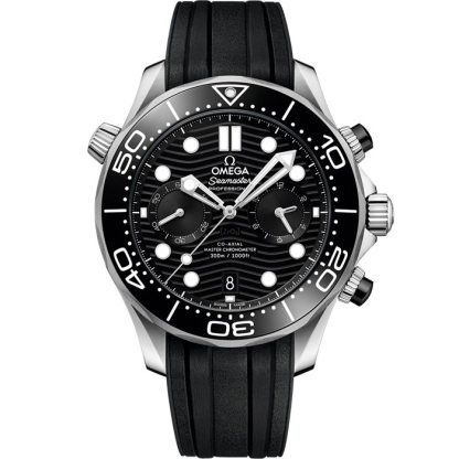 Omega Seamaster Diver 300M 44 mm, acero con pulsera de caucho 210.32.44.51.01.001