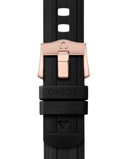 Omega Seamaster Diver 300M 44 mm, oro Sedna™ con pulsera de caucho 210.62.44.51.01.001 - Imagen 5