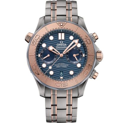 Omega Seamaster Diver 300M 44 mm, titanio - tántalo - oro Sedna™ con titanio - tántalo - oro Sedna™ 210.60.44.51.03.001
