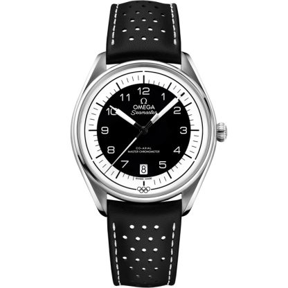 Omega Seamaster Olympic Official Timekeeper 39,5 mm, acero con pulsera de piel 522.32.40.20.01.003