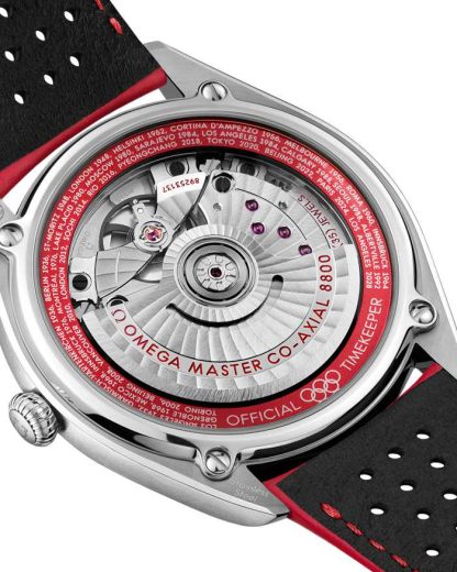 Omega Seamaster Olympic Official Timekeeper 39,5 mm, acero con pulsera de piel 522.32.40.20.01.004 - Imagen 3