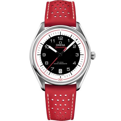 Omega Seamaster Olympic Official Timekeeper 39,5 mm, acero con pulsera de piel 522.32.40.20.01.004