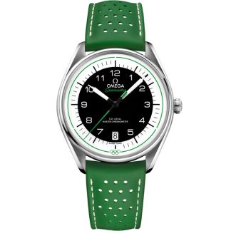 Omega Seamaster Olympic Official Timekeeper 39,5 mm, acero con pulsera de piel 522.32.40.20.01.005