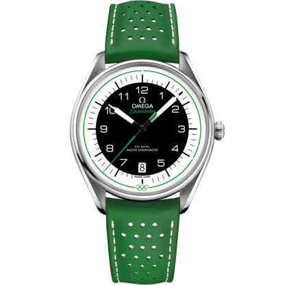 Omega Seamaster Olympic Official Timekeeper 39,5 mm, acero con pulsera de piel 522.32.40.20.01.005