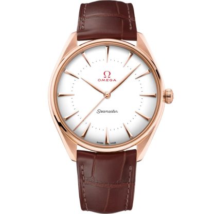 Omega Seamaster Olympic Official Timekeeper 39,5 mm, oro Sedna™ con pulsera de piel 522.53.40.20.04.003