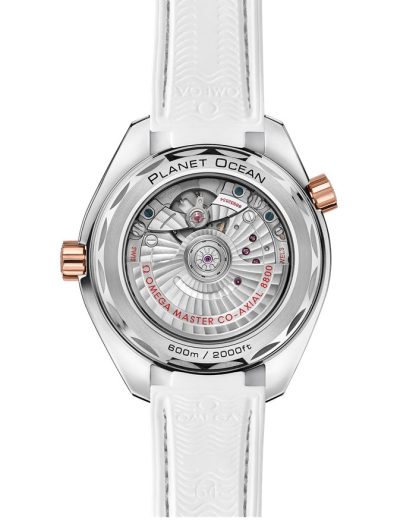 Omega Seamaster Planet Ocean 600M 39,5 mm, acero - oro Sedna™ con pulsera de piel revestida de caucho 215.23.40.20.04.001 - Imagen 2