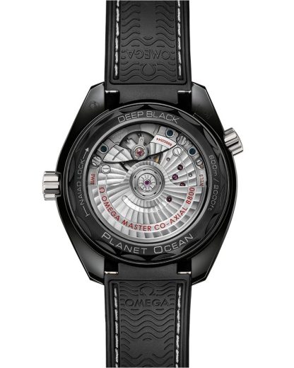 Omega Seamaster Planet Ocean 600M 39,5 mm, cerámica negra con pulsera de caucho 215.92.40.20.01.001 - Imagen 2