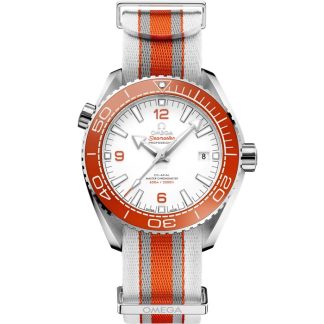 Omega Seamaster Planet Ocean 600M 43,5 mm, acero con pulsera NATO 215.32.44.21.04.001