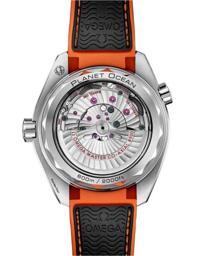 Omega Seamaster Planet Ocean 600M 43,5 mm, acero con pulsera de caucho 215.32.44.21.01.001 - Imagen 2