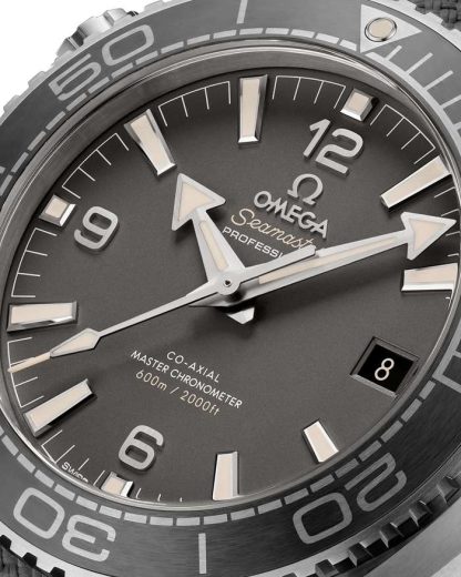 Omega Seamaster Planet Ocean 600M 43,5 mm, acero con pulsera de caucho 215.32.44.21.01.002 - Imagen 3