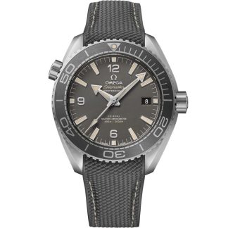 Omega Seamaster Planet Ocean 600M 43,5 mm, acero con pulsera de caucho 215.32.44.21.01.002