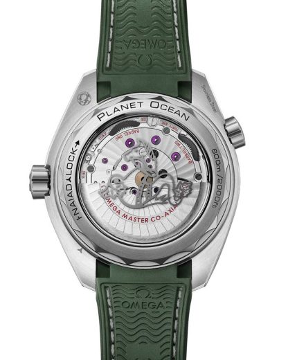 Omega Seamaster Planet Ocean 600M 43,5 mm, acero con pulsera de caucho 215.32.44.21.06.001 - Imagen 2