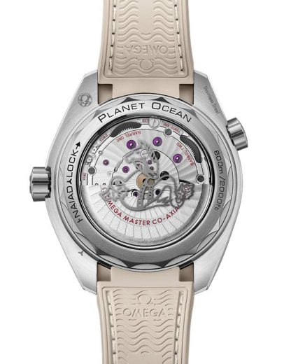 Omega Seamaster Planet Ocean 600M 43,5 mm, acero con pulsera de caucho 215.32.44.21.09.001 - Imagen 2