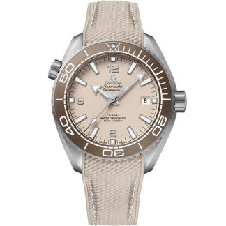 Omega Seamaster Planet Ocean 600M 43,5 mm, acero con pulsera de caucho 215.32.44.21.09.001