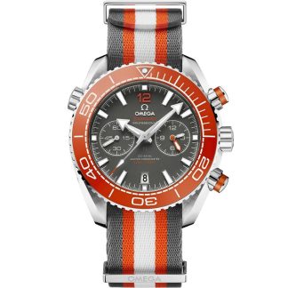 Omega Seamaster Planet Ocean 600M 45,5 mm, acero con pulsera NATO 215.32.46.51.99.001