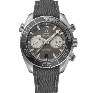 Omega Seamaster Planet Ocean 600M 45,5 mm, acero con pulsera de caucho 215.32.46.51.01.004