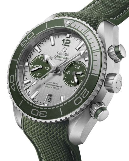 Omega Seamaster Planet Ocean 600M 45,5 mm, acero con pulsera de caucho 215.32.46.51.06.001 - Imagen 4