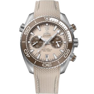 Omega Seamaster Planet Ocean 600M 45,5 mm, acero con pulsera de caucho 215.32.46.51.09.001